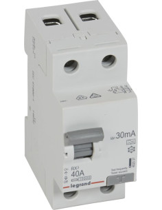 Legrand ДТЗ 2P 40A 30mА серия RX3 ID тип A - 402037 - Цена | LEDs4economy