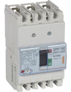 Legrand Автомат DPX3 160 TM 3P 100A 25кA регулируем (In x 0.8...1) - 420045 - Цена | LEDs4economy