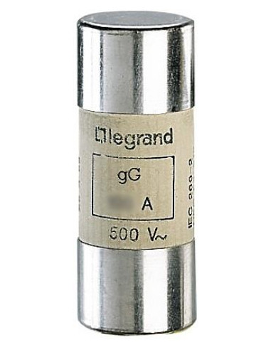 Стопяем цилиндричен предпазител тип gG 50A 22x58мм Legrand
