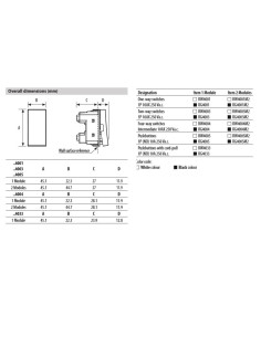 BTICINO RG4001M2P Еднополюсен ключ 1P 10 AX - 250V 2M, Черен Classia - RG40001M2P - Цена | LEDs4economy 2