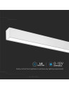 V-TAC LED Линейно Осветление SAMSUNG Чип 40W Външно Бяло Тяло 4000K - 21463 - 5