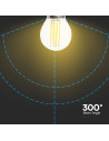 V-tac LED Крушка - 6W Filament E27 G45 6500К 212844 - 3