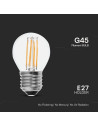 V-tac LED Крушка - 6W Filament E27 G45 6500К 212844 - 4
