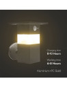 V-TAC 3W LED Соларна Стенна със Сензор и Батерия 2200MA LI 3.7V - 23400 - 4