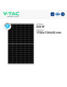 V-TAC 430W Моно Соларен Панел 1722x1134x35мм Сребърна Рамка TOPCon TIER 1 - 6
