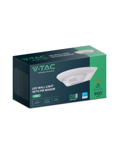 V-TAC 10W LED Тяло Със Сензор SAMSUNG Чип 3 в 1 IP54 Бяло Тяло - 23421 - Цена | LEDs4economy 2