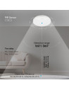 V-TAC 15W LED Тяло Със Сензор SAMSUNG Чип 3 в 1 Кръг Бяло Тяло IP44 - 23420 - 6