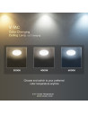 V-TAC 15W LED Тяло Със Сензор SAMSUNG Чип 3 в 1 Кръг Бяло Тяло IP44 - 23420 - 11
