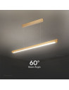 V-TAC 36W LED Линейно Висящо Тяло Дифузер 3 в 1 Златен Мат - 23348 - 4