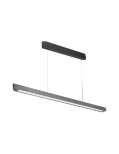 V-TAC 36W LED Линейно Висящо Тяло Дифузер 3 в 1 Сив Мат - 23347 - Цена | LEDs4economy