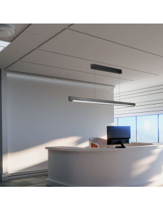 V-TAC 36W LED Линейно Висящо Тяло Дифузер 3 в 1 Сив Мат - 23347 - Цена | LEDs4economy 2