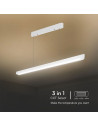 V-TAC 36W LED Линейно Висящо Тяло Дифузер 3 в 1 Бяло - 23346 - 2