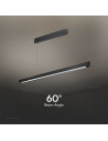 V-TAC 36W LED Линейно Висящо Тяло Дифузер 3 в 1 Черно - 23345 - 8