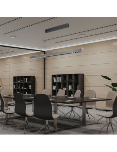 V-TAC 36W LED Линейно Висящо Тяло Лупа 3 в 1 Сив Мат - 23343 - Цена | LEDs4economy 2