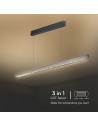 V-TAC 36W LED Линейно Висящо Тяло Лупа 3 в 1 Сив Мат - 23343 - 6