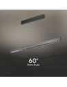 V-TAC 36W LED Линейно Висящо Тяло Лупа 3 в 1 Сив Мат - 23343 - 8