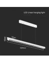 V-TAC 36W LED Линейно Висящо Тяло Лупа 3 в 1 Бяло - 23342 - 2
