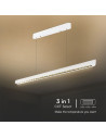 V-TAC 36W LED Линейно Висящо Тяло Лупа 3 в 1 Бяло - 23342 - 4