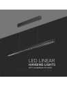V-TAC 36W LED Линейно Висящо Тяло Лупа 3 в 1 Черно - 23341 - 3