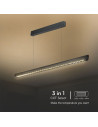 V-TAC 36W LED Линейно Висящо Тяло Лупа 3 в 1 Черно - 23341 - 8