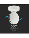 V-TAC 7W Стенна Лампа Бяло Тяло 3000К IP65 - 218217 - 4