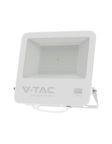 V-TAC 100W LED Прожектор SAMSUNG Чип 1м Кабел Бяло Тяло 4000K - 