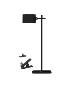 V-TAC 3W LED Магнитна Настолна Лампа Батерия 1800mAh CCT: 3IN1 Черно Тяло - 23411 - Цена | LEDs4economy