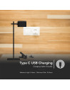 V-TAC 3W LED Магнитна Настолна Лампа Батерия 1800mAh CCT: 3IN1 Черно Тяло - 23411 - 10