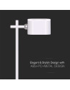 V-TAC 3W LED Магнитна Настолна Лампа Батерия 1800mAh CCT: 3IN1 Бяло Тяло - 23410 - 10