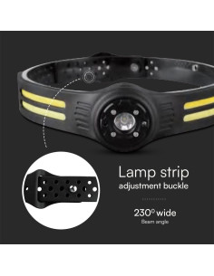 V-TAC 3W SMD + 5W COB Силиконов Челник IP44 - 23340 - Цена | LEDs4economy 2