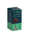 V-TAC 1.5W LED Настолна Лампа 3in1 Хром + Кафяво - 23358 - 10