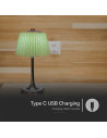 V-TAC 1.5W LED Настолна Лампа 3in1 Хром + Зелено - 10