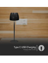 V-TAC 2.7W LED Настолна Лампа 3in1 Чернa - 23356 - 5