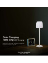 V-TAC 2.7W LED Настолна Лампа 3in1 Бялa - 23355 - 2