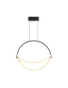 V-TAC 16W LED Висящ Пендел 1.5м 600mm 3000 Черно Тяло - 23436