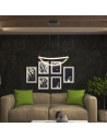V-TAC 12W LED Висящ Пендел 1.5м 400mm 3000 Черно Тяло - 23434 - 6