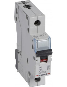 Legrand Автоматичен прекъсвач TX3 1P 6A крива С 10kA - 404167 - Цена | LEDs4economy