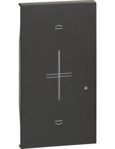 Netatmo Лицев панел за Smart БЕЗжичен ключ за щори 2 мод. цвят Черен LNow Bticino - KG43M2 - Цена | LEDs4economy