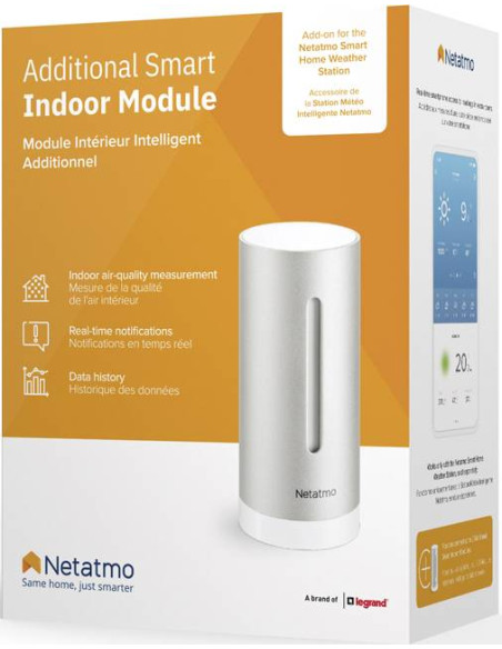 Netatmo Допълнителен вътрешен модул към Smart метеорологична 