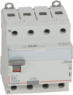 Legrand ДТЗ 4P 40A 30mА серия DX3 ID тип AC LN - 411661 - Цена | LEDs4economy