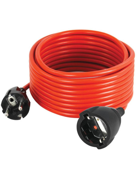 Удължител 10 метра кабел H05VV-F 3G1.5мм2 червен Commel