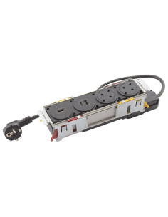 Legrand 654751 Модул за вгражд. 2xSchuko, HDMI, USBA+C, кабел, метал/черно, Incara Disq'In, - 654751 - Цена | LEDs4economy 2