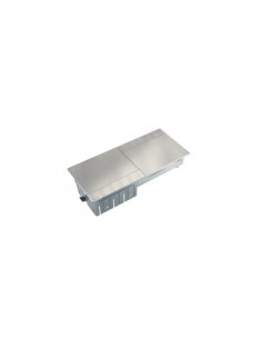 Legrand 654804 Pop-up кутия за вгражд., празна, 2х4М, драскан алуминий, Incara Pop-up, - 654804 - Цена | LEDs4economy 2