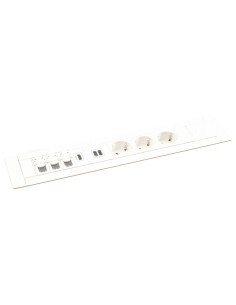 Legrand 654863 Модули за вграждане 3xSchuko, USBA+C, 3х RJ45, HDMI, кабел, бял, Incara Multilink, - 654863 - Цена | LEDs4economy
