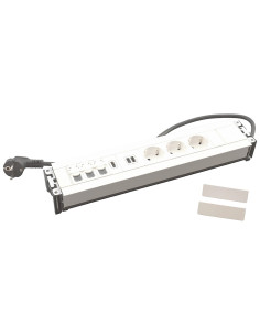 Legrand 654863 Модули за вграждане 3xSchuko, USBA+C, 3х RJ45, HDMI, кабел, бял, Incara Multilink, - 654863 - Цена | LEDs4economy 2
