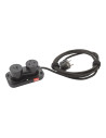Legrand 654909 Разклонител 1xSchuko, USBA+C, кабел, черен, Incara Electr'On,  - 654909 - 2
