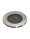 Legrand 654732 Контакт за вгражд. Ø60мм, USB A+C, кабел, щепсел, метал/черно, Incara Disq60,  - 654732