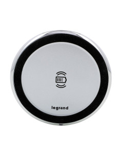 Legrand Модул за вграждане в бюро индуктивна зарядна станция 15W, Ø80mm, Incara Disq цвят Бял - 077642L - Цена | LEDs4economy 2