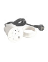 Legrand 655044 Контакт за вгражд. Ø80мм, 1xSchuko, USBA+C, 2 м кабел, щепсел, бял, Incara Disq,  - 655044