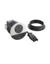 Legrand 655046F Контакт за вгражд. Ø80мм, 1xSchuko, USBA+C, WEIL, кабел, щепсел, черен, Incara Disq,  - 655046F